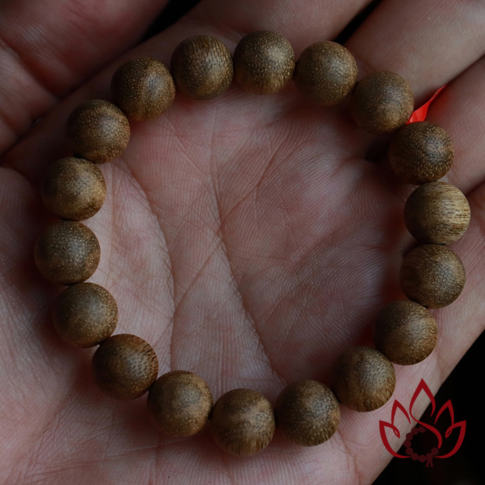 Vòng Trầm Hương Hạt Tròn | 10 Ly | Trầm Tốc Kiến Tự Nhiên